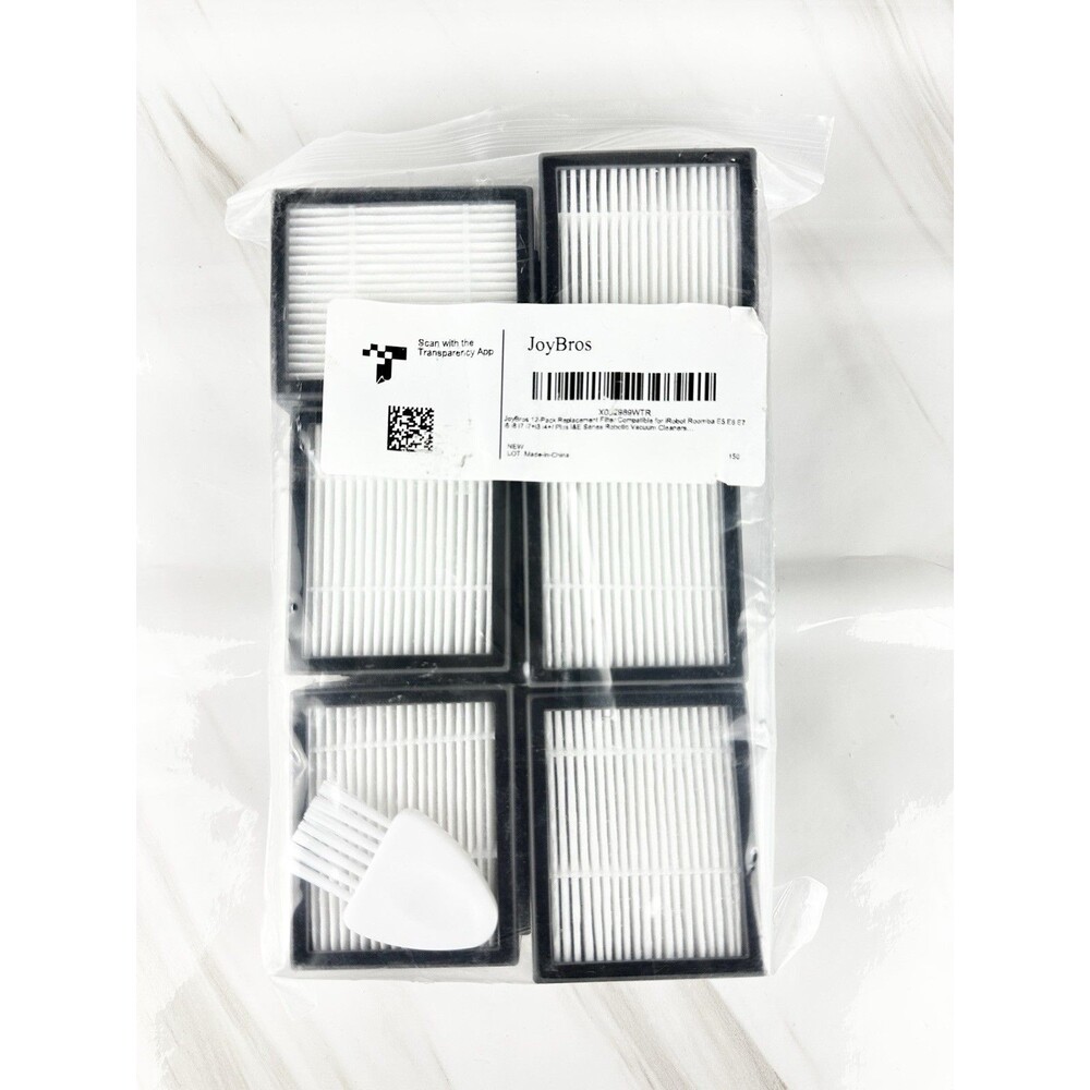 JoyBros 12 Pack Replacement Hepa Filters Compatible With iRobot Roomba EVO